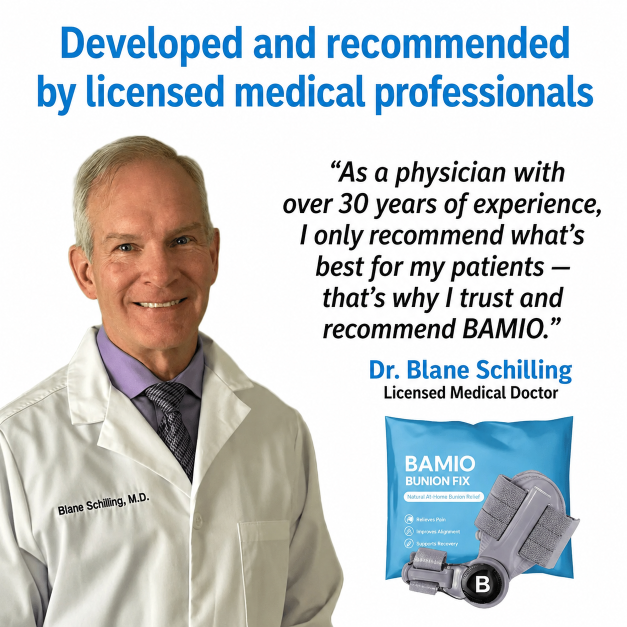 Bamlo® BUNION FIX | Orthopedic bunion corrector